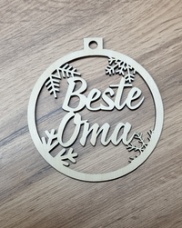 Christbaumanhänger aus Holz