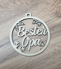 Christbaumanhänger aus Holz