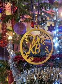 Christbaumanhänger aus Holz