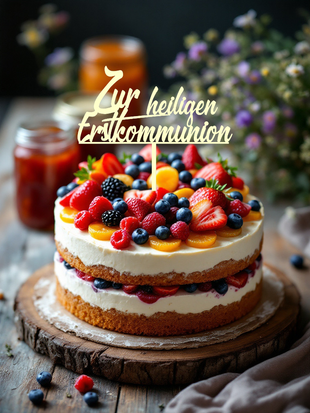 Caketopper "Erstkommunion"