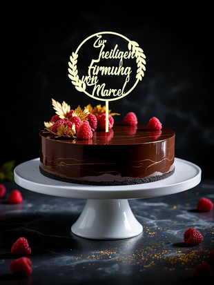 Caketopper "Firmung" personalisierbar
