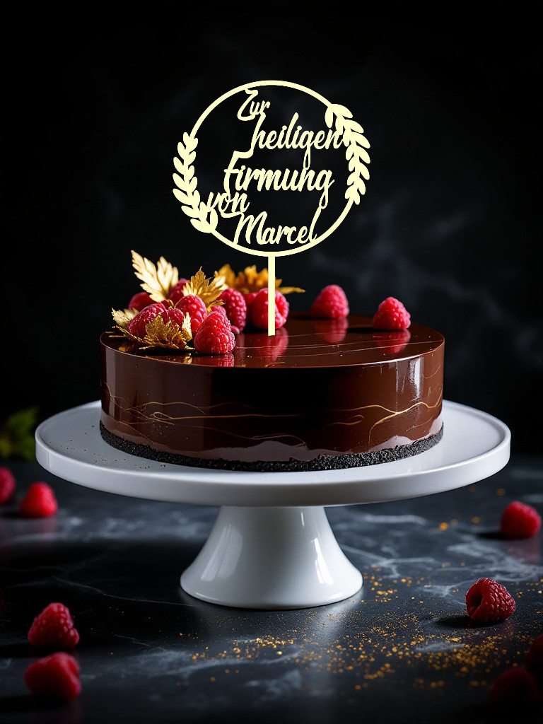 Caketopper "Firmung" personalisierbar