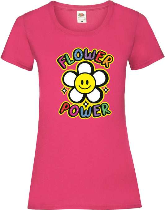 T-shirt "Flowerpower" Damen Onlineshop KB