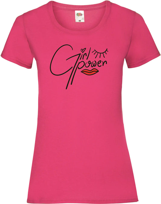 T-shirt "Girlpower" Damen Onlineshop KB