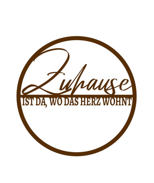 Türschild "Zuhause" Onlineshop KB