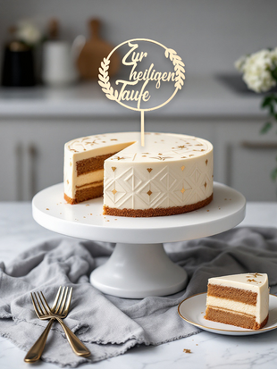 Caketopper "Taufe"