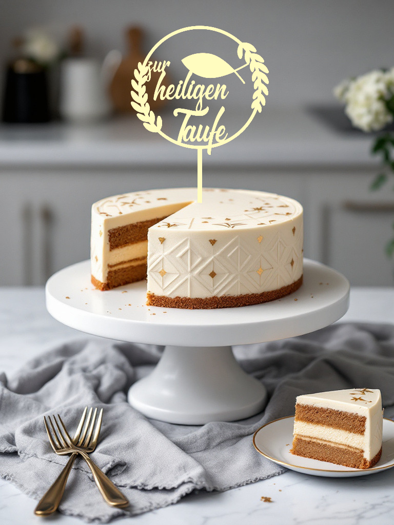Caketopper "Taufe"