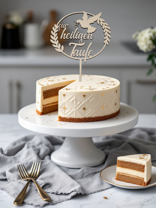 Caketopper "Taufe"